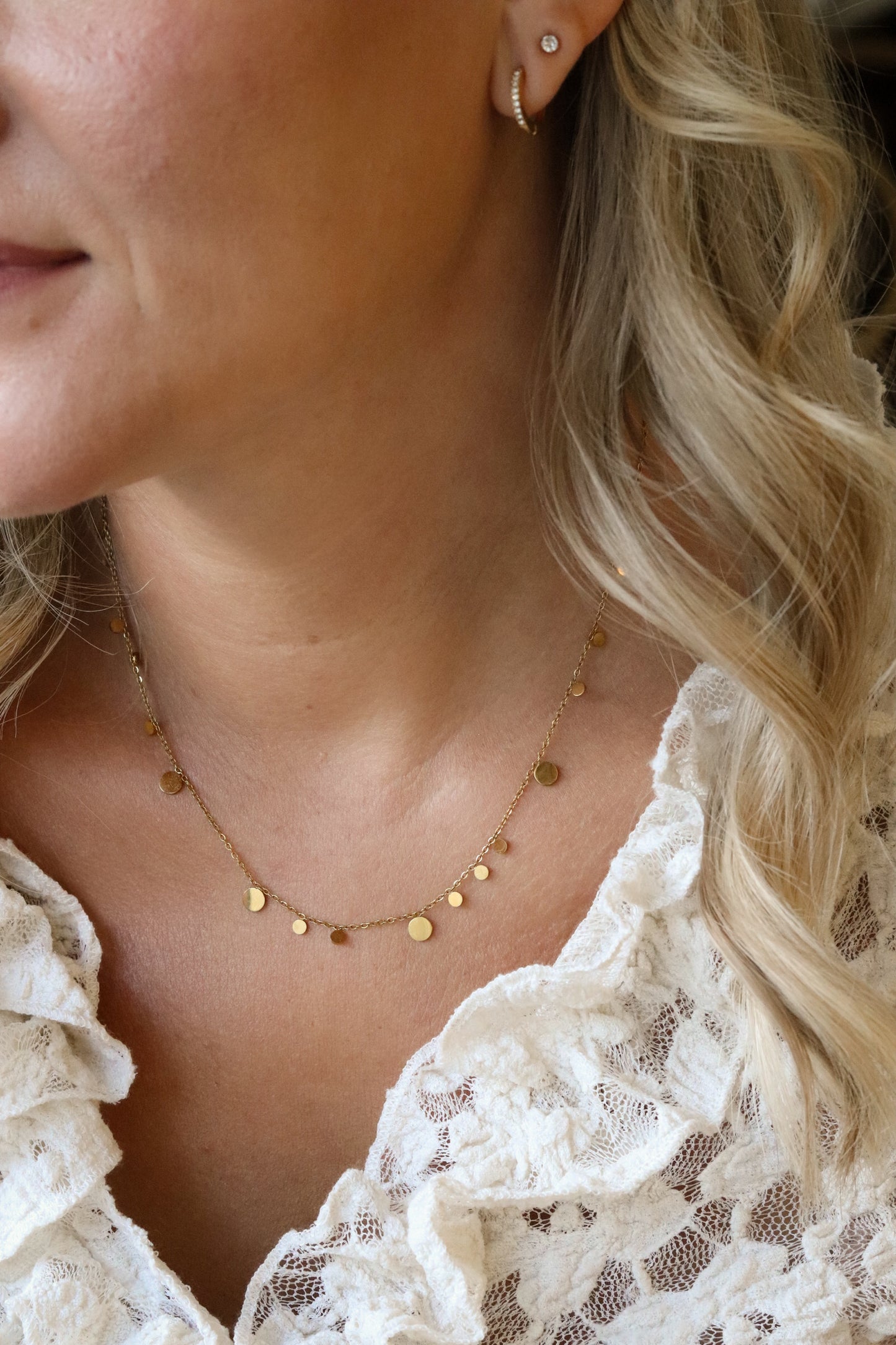 Golden Dots Necklace