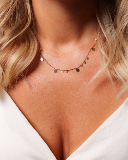 Golden Dots Necklace